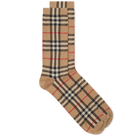 burberry nova check socks|Check Cotton Blend Socks in Indigo .